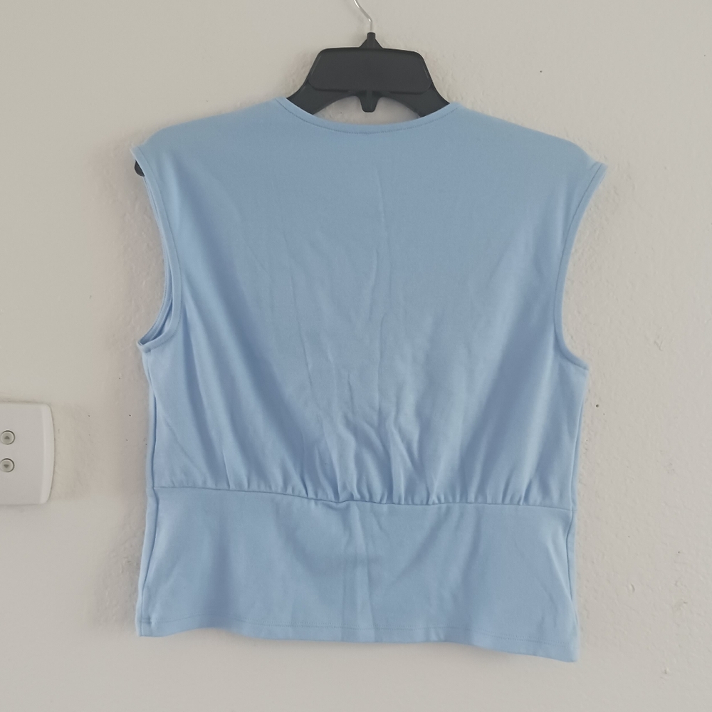A New Day Cap Sleeve Cotton Top - Picture 4 of 7